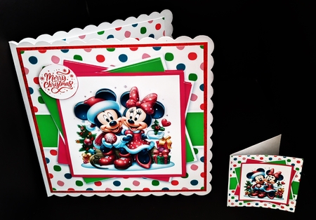 Mickey And Minnie Christmas Wishes by Diane  Hitchcox