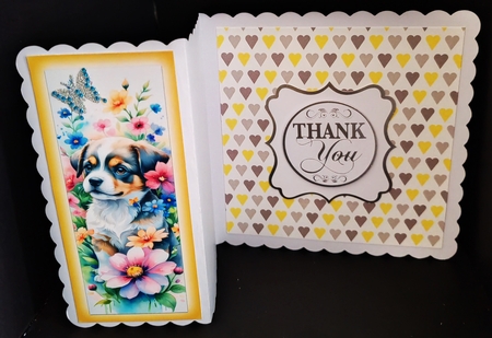 Beautiful Cute Puppies & Kittens DL Toppers or Bookmarks x 12 by Diane  Hitchcox