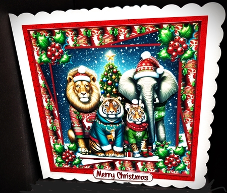 Have a wild Christmas by Diane  Hitchcox
