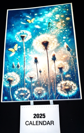 A4 - Dandelions by Diane  Hitchcox