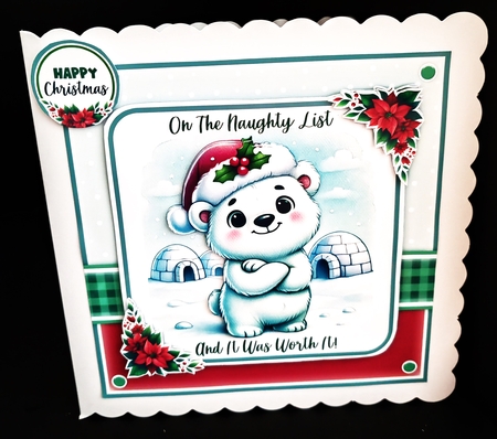 Naughty Polar Bear Mini Kit by Diane  Hitchcox