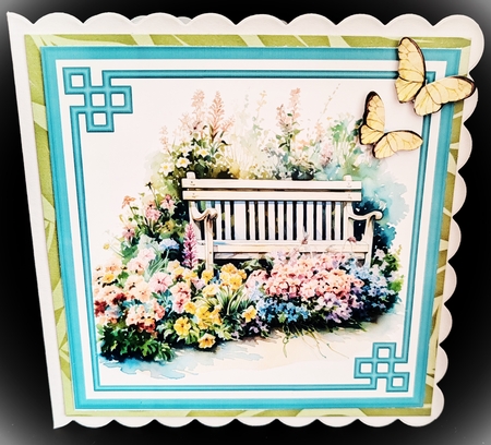 6x6 Garden of Sympathy 1 & 2 with Sentiments CU4CU/PU/CU by Diane  Hitchcox