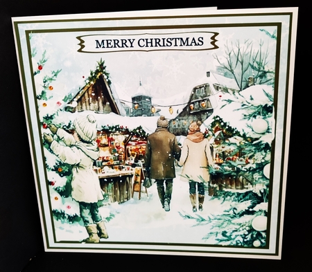 Christmas Stalls by Diane  Hitchcox