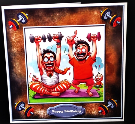 Exercising Dads by Diane  Hitchcox