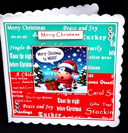 merry christmas to moo by Diane  Hitchcox