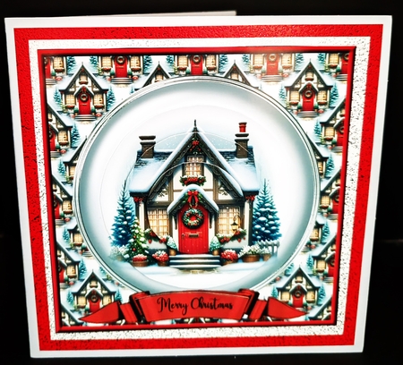 Christmas House Front (25) by Diane  Hitchcox