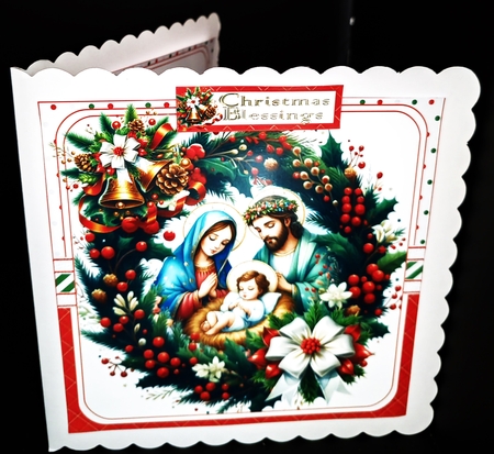 7x7 Blessed nativity choice of four mini kit by Diane  Hitchcox