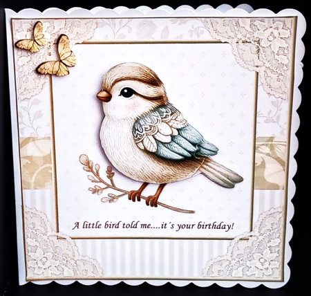 Little Birthday Bird Mini Kit  by Diane  Hitchcox