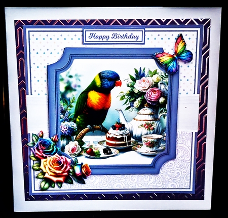 PARROTS COME FOR TEA by Diane  Hitchcox