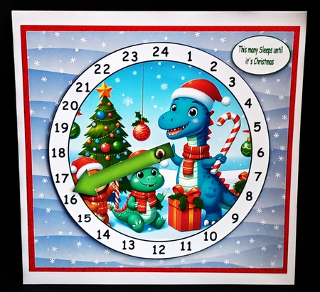 advent clock dinosaurs1 by Diane  Hitchcox