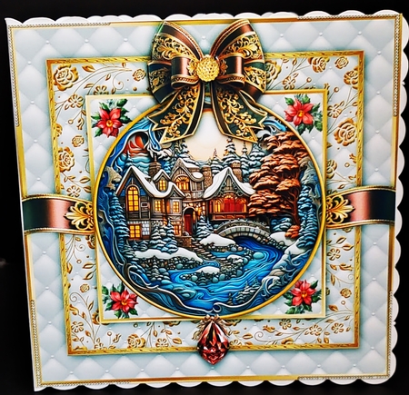 Ornate Christmas 9 by Diane  Hitchcox