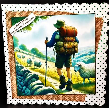 off on a hike 4 by Diane  Hitchcox