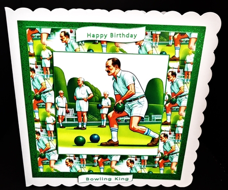 bowling in the sun by Diane  Hitchcox