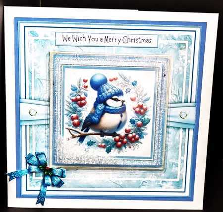 Christmas Feathered Friends by Diane  Hitchcox
