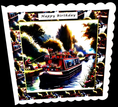 lazy days on the canal by Diane  Hitchcox