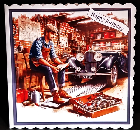 its a male thing car mechanic 3 by Diane  Hitchcox