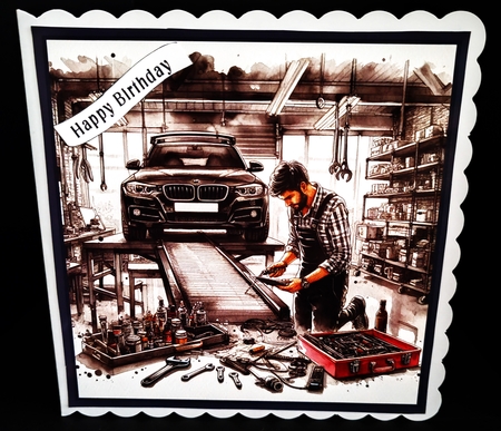 its a male thing car mechanic 4 by Diane  Hitchcox