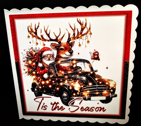 Tis The Season 7 x 7 Card by Diane  Hitchcox