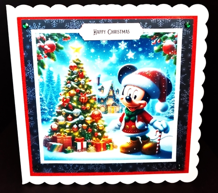 Mickey & Friends at Christmas by Diane  Hitchcox