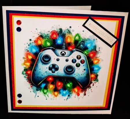 Festive Game Controller  by Diane  Hitchcox