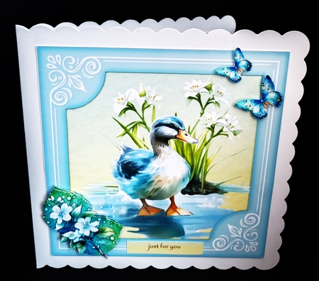 Duck Birthday card Mini Kit by Diane  Hitchcox