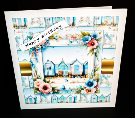 life is a beach hut by Diane  Hitchcox