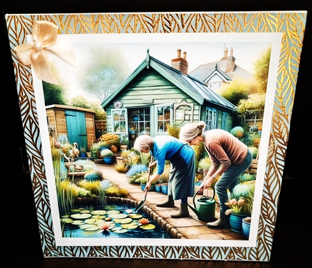 Gardening Ladies by Diane  Hitchcox