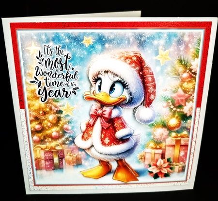 Cutie Christmas Duck by Diane  Hitchcox