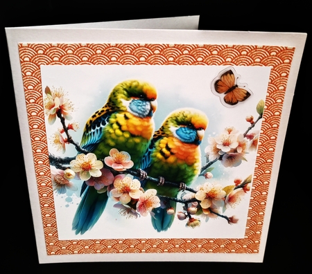 Rosella Birds by Diane  Hitchcox