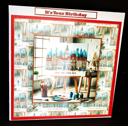 paint the town red by Diane  Hitchcox