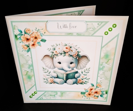 Elephant Cuties by Diane  Hitchcox