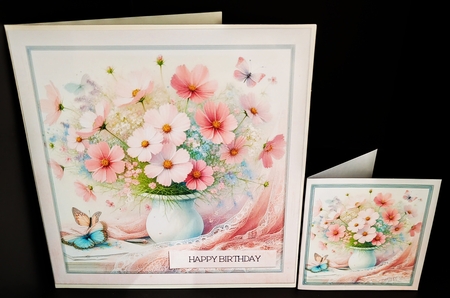 COSMOS IN BLOOM by Diane  Hitchcox