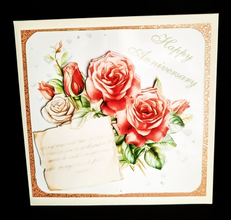7x7 Vintage love letters Anniversary/Valentine choice of four by Diane  Hitchcox