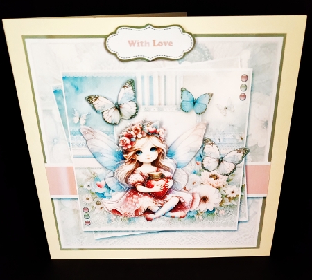 Pretty Butterfly Fairy by Diane  Hitchcox