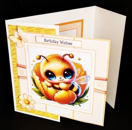 Happy Little Honey Bee by Diane  Hitchcox