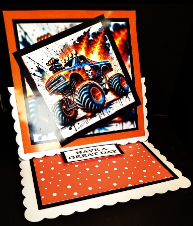 MONSTER TRUCK BIRTHDAY by Diane  Hitchcox