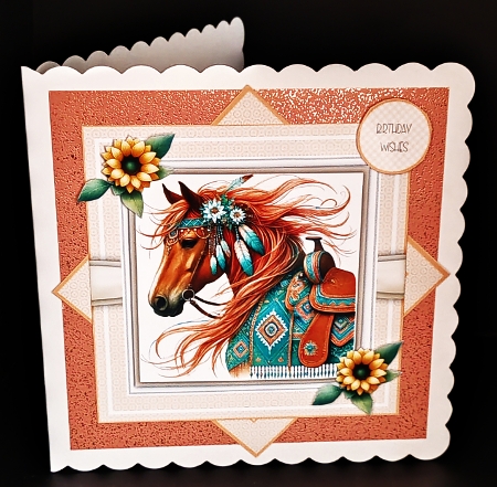 Boho Horses by Diane  Hitchcox