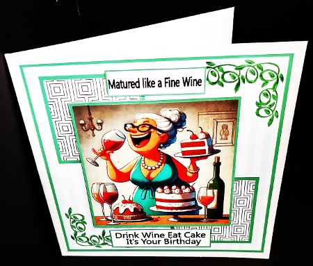eat cake and drink wine  by Diane  Hitchcox