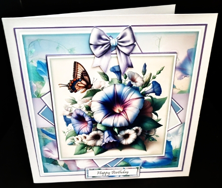 Butterflies & Morning Glory Mini Page Kit by Diane  Hitchcox