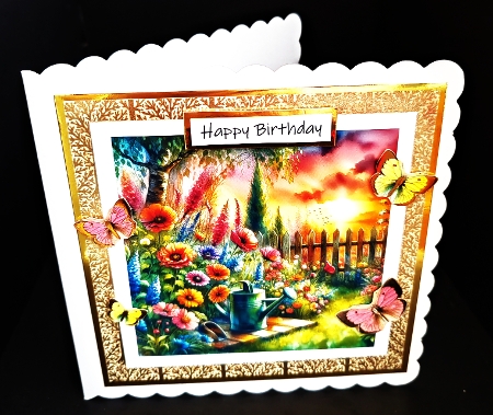 Spring garden - CARD FRONTS by Diane  Hitchcox