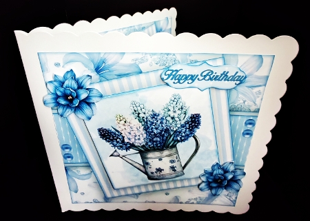 Spring Hyacinth Mini Kit 7X7 by Diane  Hitchcox