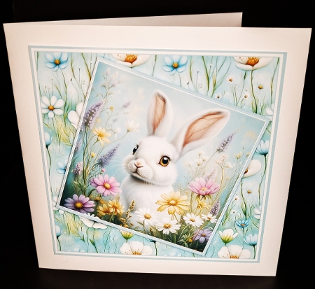 Easter Spring Rabbit by Diane  Hitchcox