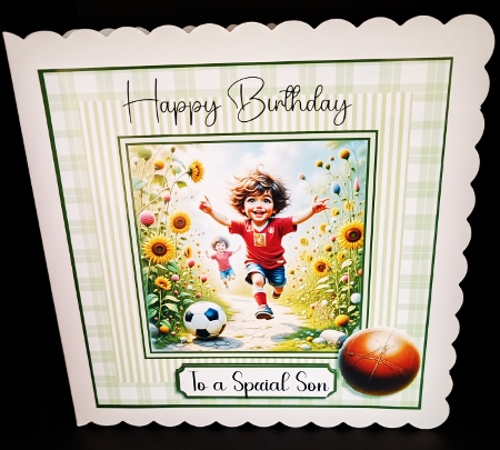  Birthday Football Friends by Diane  Hitchcox
