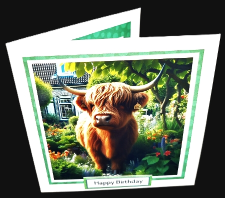 Highland Cow Mini Kit by Diane  Hitchcox