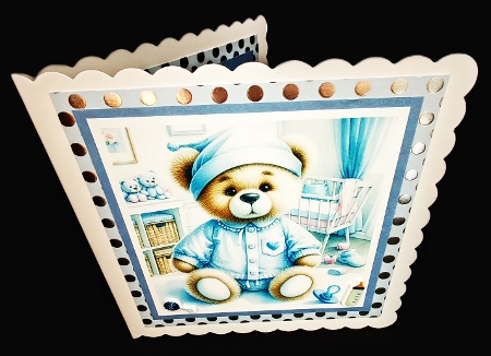 6x6 Baby Ted in Blue - Illustrations for Cardmakers & Designers by Diane  Hitchcox