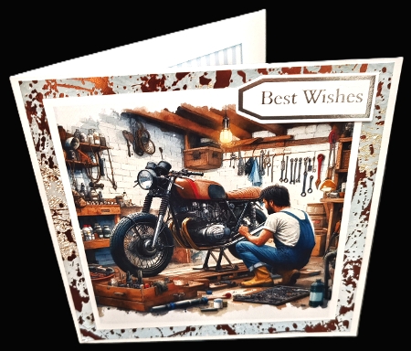 6x6 Men & Motorbikes 2 - Illustrations for Cardmakers & Designers  by Diane  Hitchcox