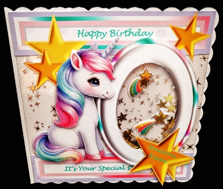 Unicorn Special Day - Frame It by Diane  Hitchcox