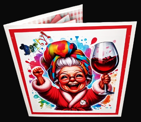 Wine O Clock Nan 2 by Diane  Hitchcox
