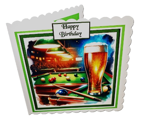 Beer and Pool 3 by Diane  Hitchcox