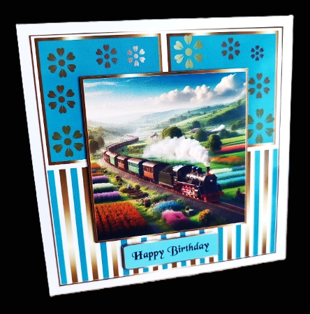 a train ride through the flower fields by Diane  Hitchcox